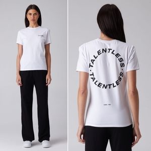 🆕️ Talentless Circle Logo Tee in White